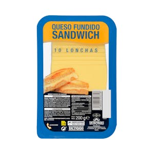 Queso lonchas fundido sándwich mezcla