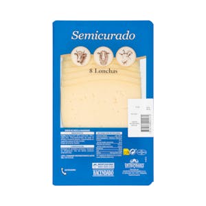 Queso lonchas semicurado mezcla Entrepinares