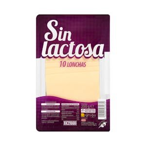 Queso lonchas sin lactosa de vaca