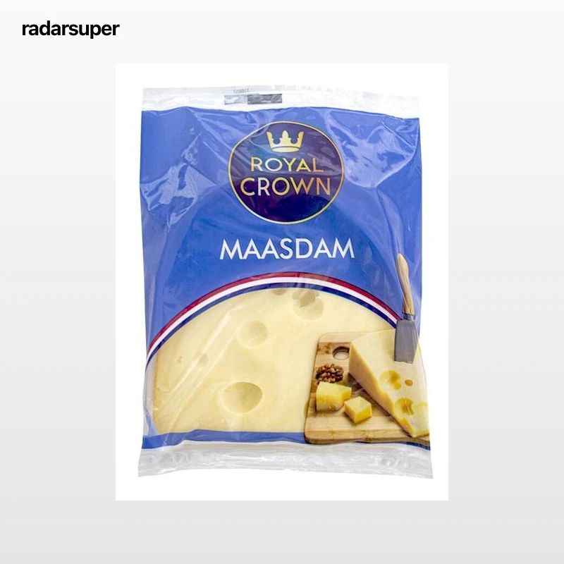 Queso maasdam royal crown con sabor suave y textura cremosa Royal Crown 330g