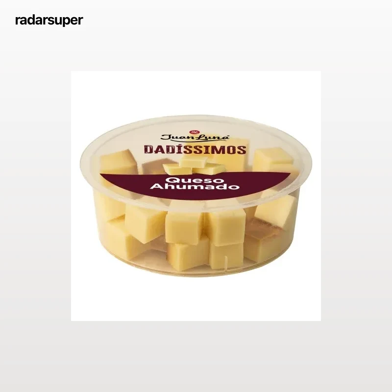 Queso madurado ahumado en dados Juan Luna bote 90 g.