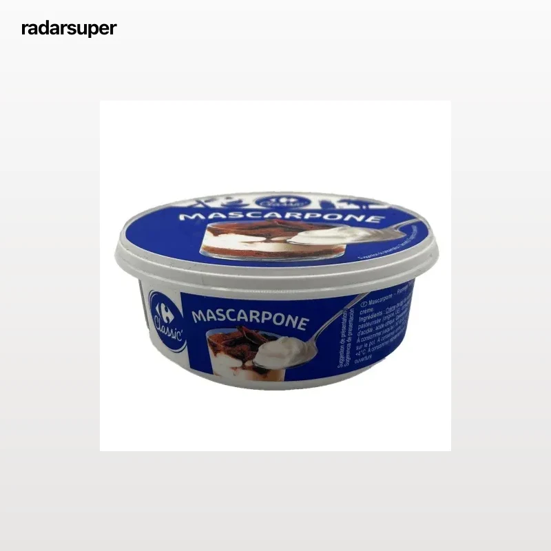 Queso mascarpone Classic´ Carrefour 250 g.