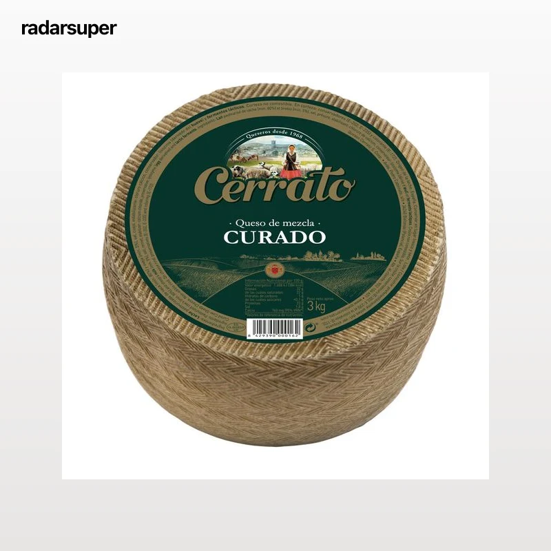 Queso mezcla curado Cerrato 3kg