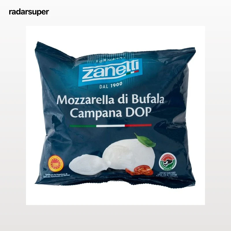 Queso mozzarella de bufala Zanetti pieza 125g