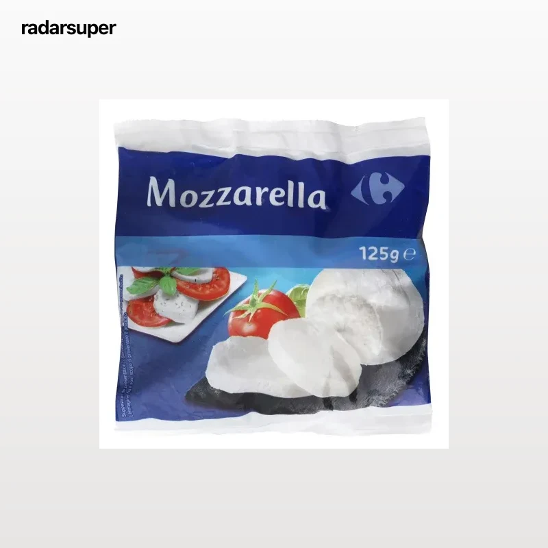 Queso mozzarella Italiana Carrefour 125 g.