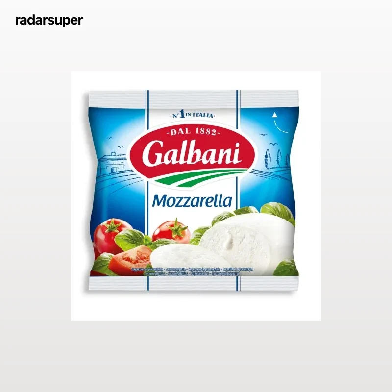 Queso mozzarella Italiana Galbani 125 g.