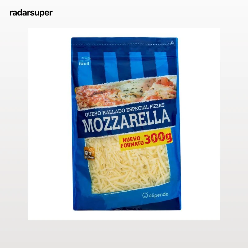 Queso mozzarella rallado Alipende 300 g
