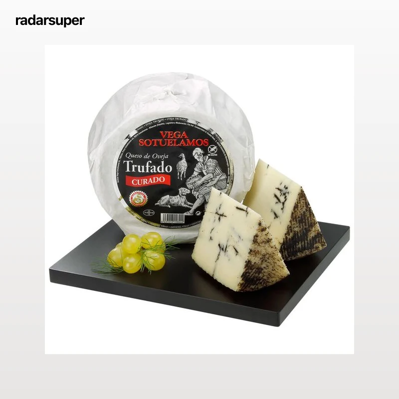 Queso de oveja curado Vega Sotuelamos trufado