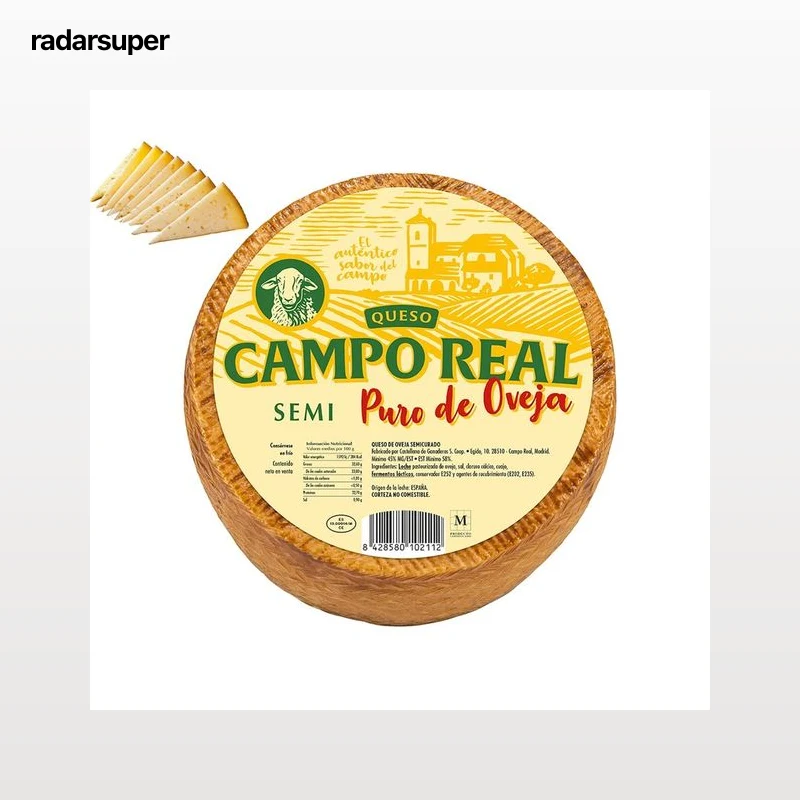 Queso de oveja semicurado CAMPOREAL - Tapeo 3 a 5 mm