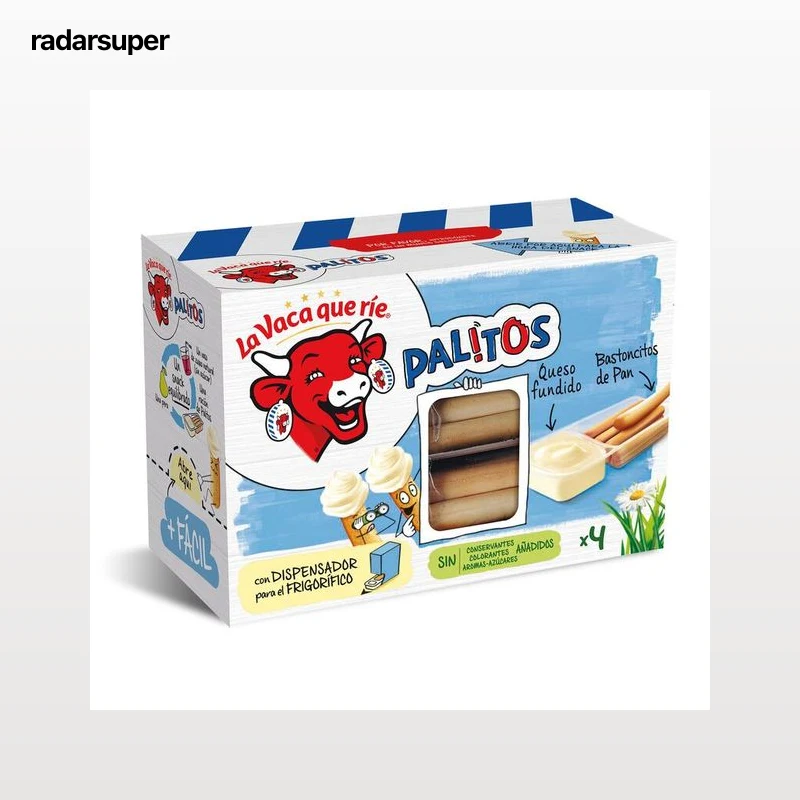 Queso en palitos La Vaca Que Ríe pack 4 uds