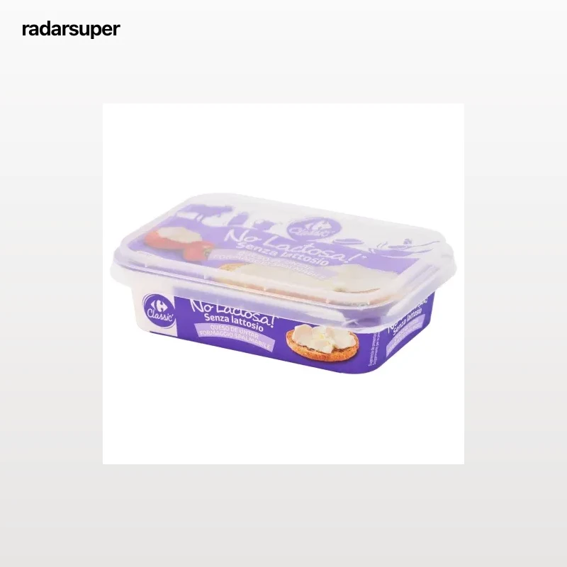 Queso para untar sin lactosa Carrefour No Lactosa 200 g.