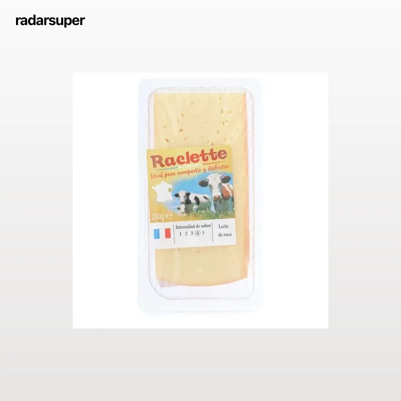 Queso raclette natural Francés loncheado Iberconseil 200 g
