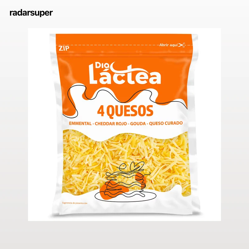 Queso rallado 4 quesos Dia Láctea 200 g