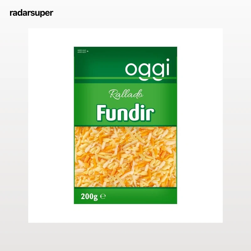 Queso rallado en hilo, especial para fundir OGGI 200 g.