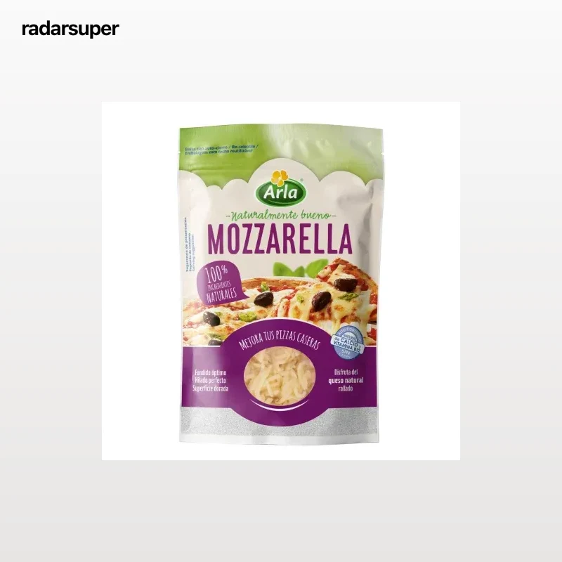 Queso rallado mozzarella Arla 150 g.