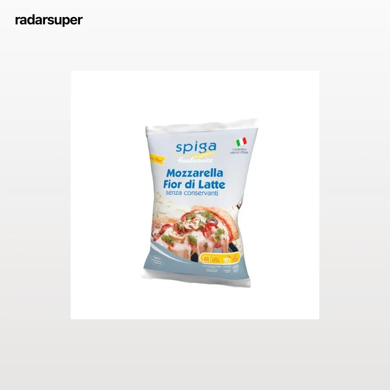 Queso rallado mozzarella Spiga 1 kg.