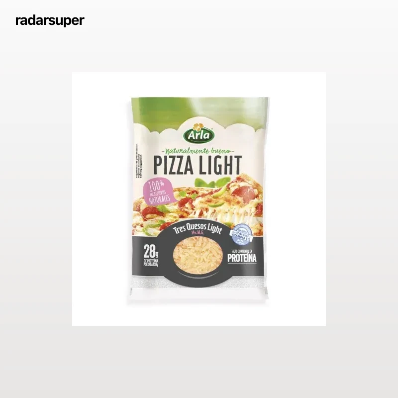 Queso rallado pizza light Arla 150 g.