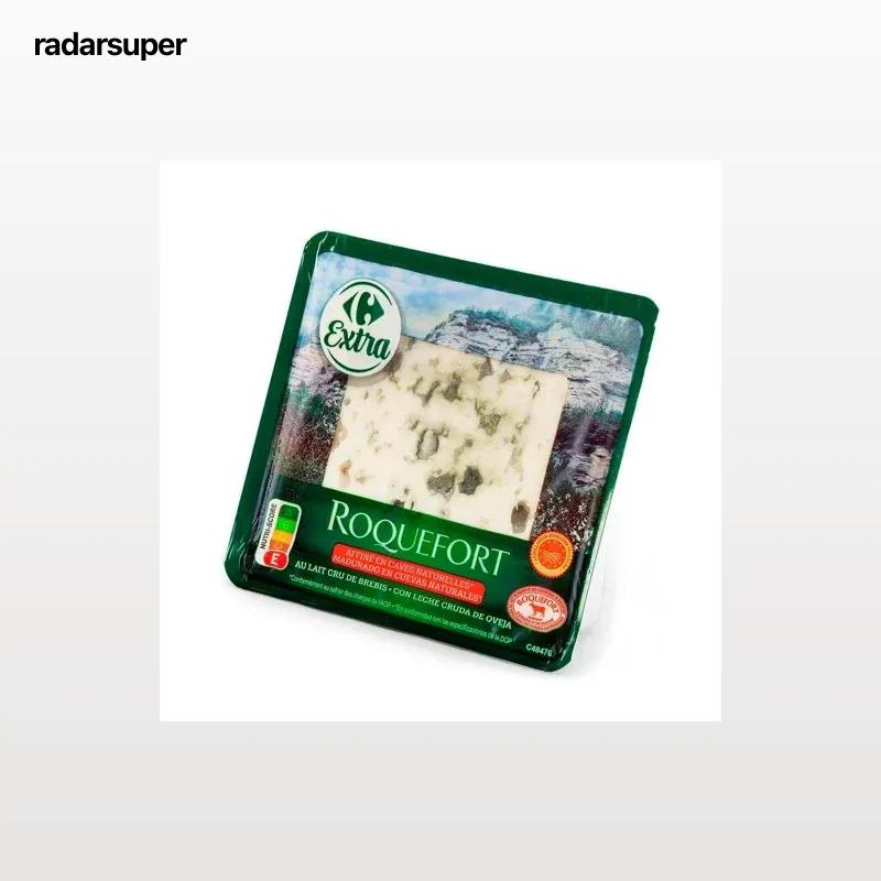 Queso roquefort D.O.P Extra Carrefour cuña 100 g