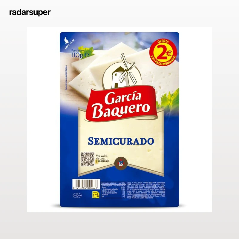 Queso semicurado García Baquero 110 g