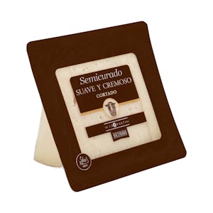 Queso semicurado de oveja Hacendado cortado en cuñitas