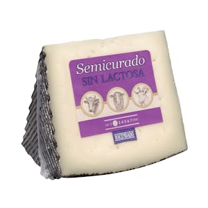 Queso semicurado sin lactosa mezcla