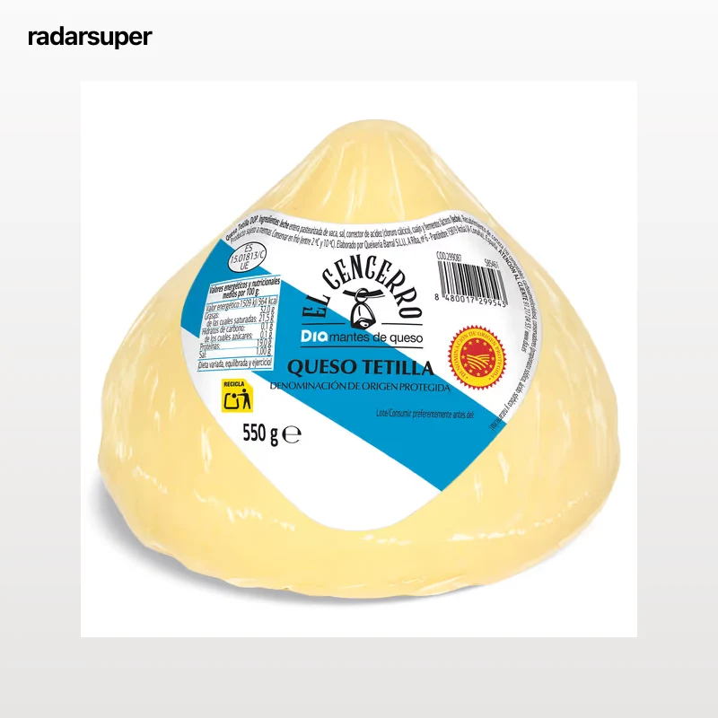 Queso Tetilla D.O.P. Dia El Cencerro 550 g