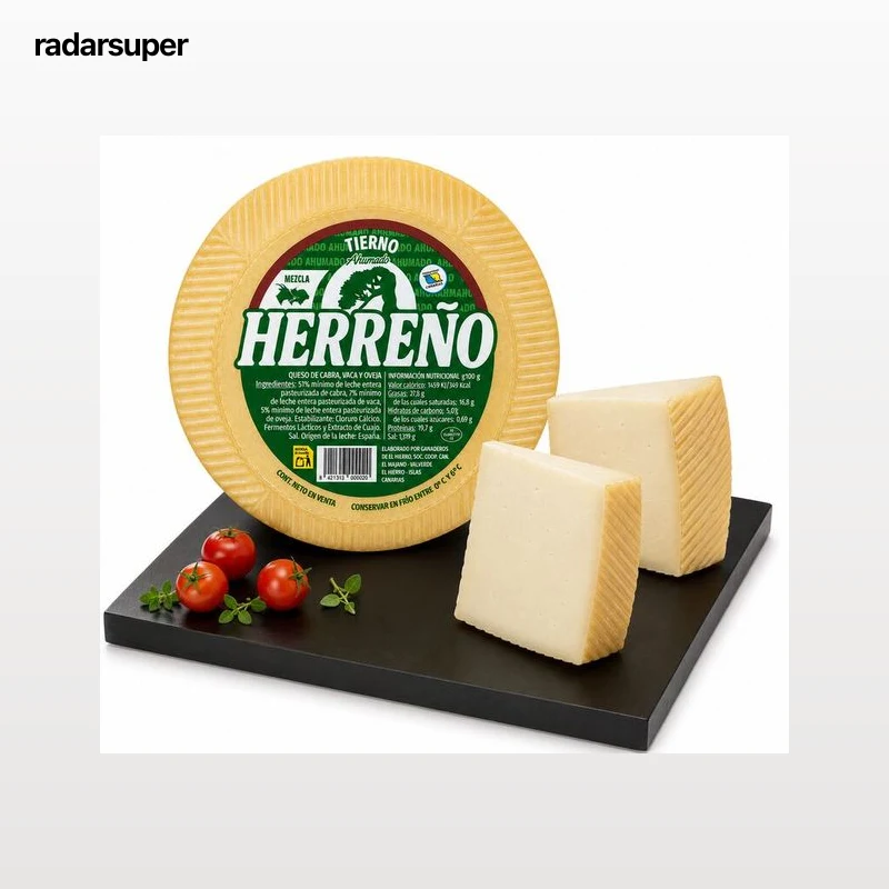 Queso tierno ahumado Herreño