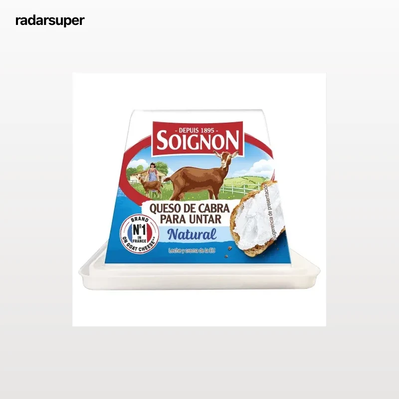 Queso untable de cabra natural Soignon 150 g.