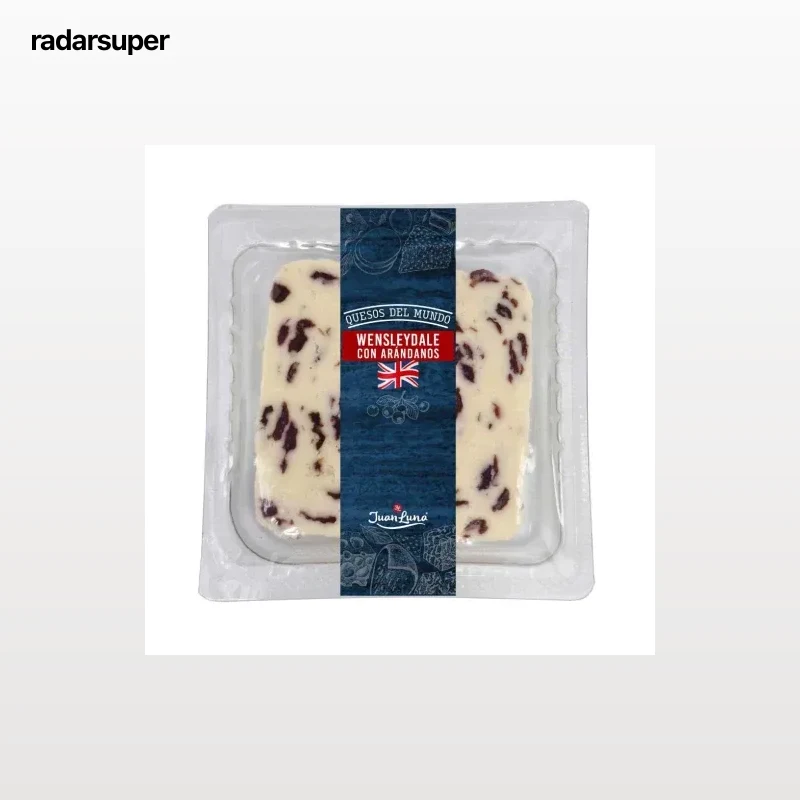 Queso wensleydale con arándanos Juan Luna 200 g.