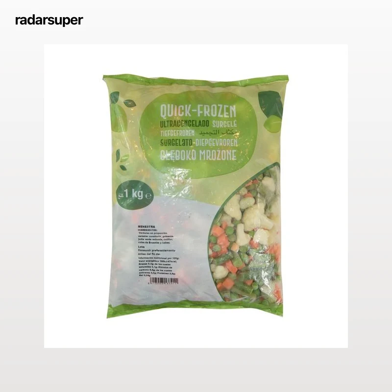 QUICK-FROZEN Menestra de verduras congelada 1 kg.