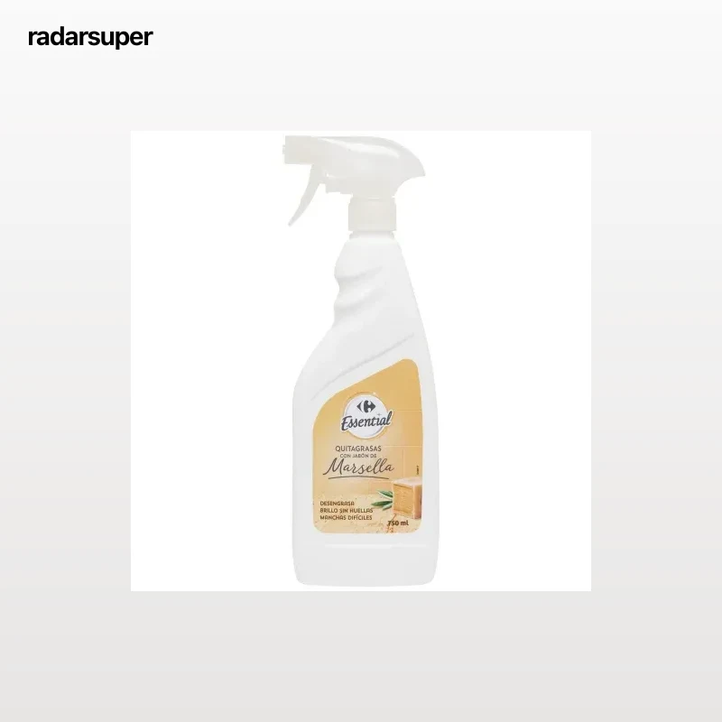 Quitagrasas con jabón de Marsella Carrefour Essential 750 ml.