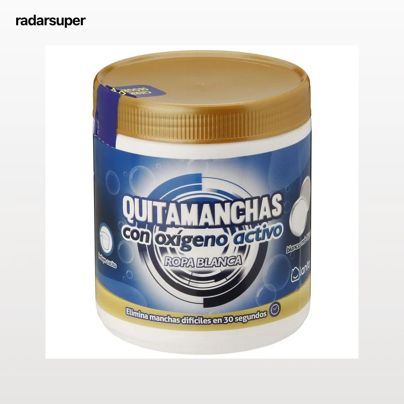 Quitamanchas oxigeno activo en polvo Lanta 1kg para ropa blanca