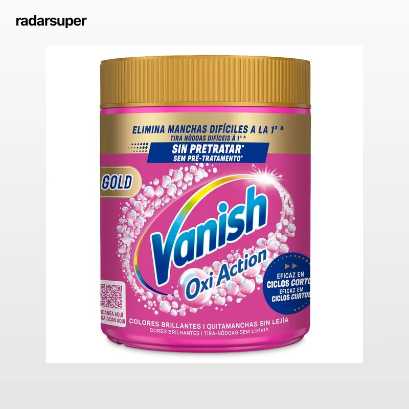 Quitamanchas para ropa de color gold Vanish 400 g