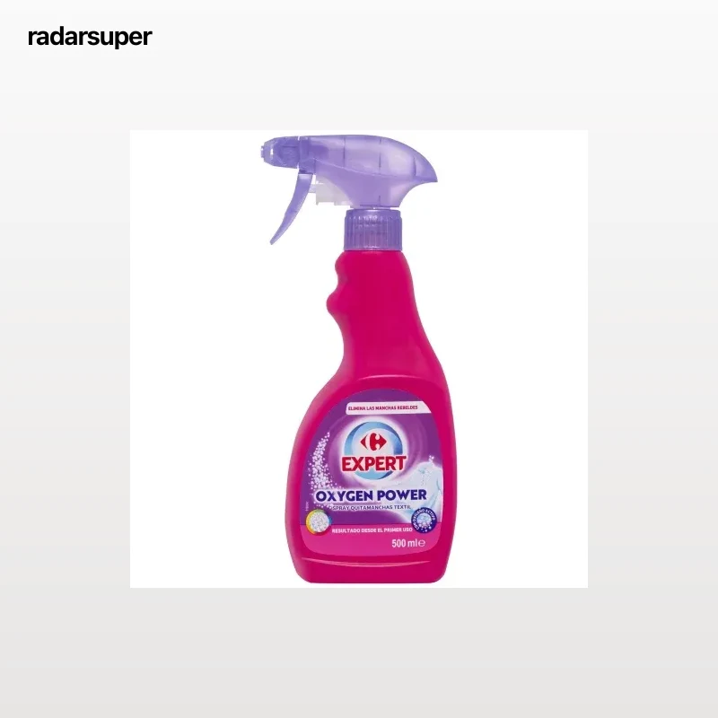 Quitamanchas textil Oxygen Power Expert Carrefour 500 ml.