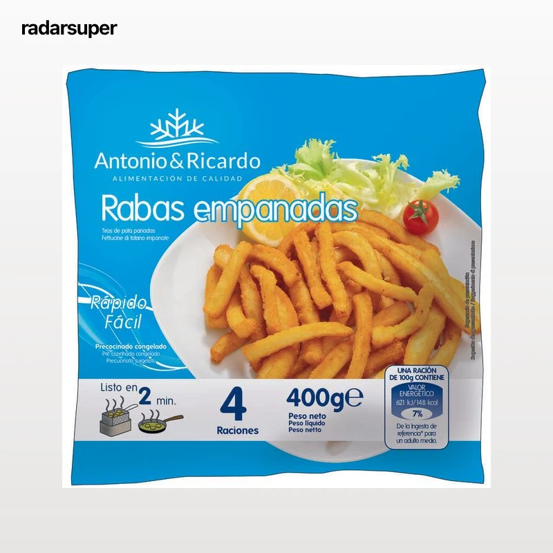 Rabas empanadas Antonio y Ricardo 400gr