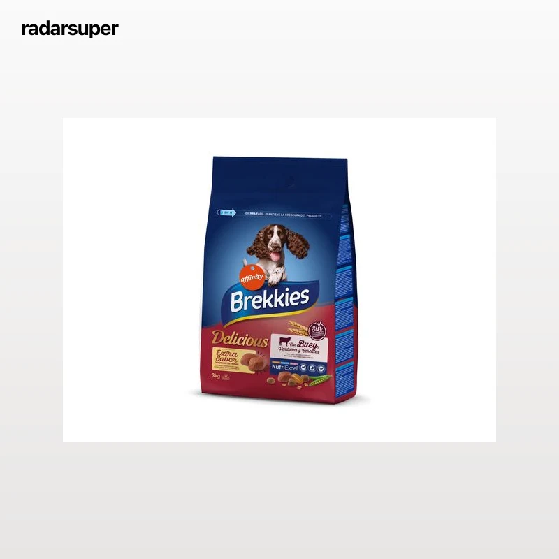 RAÇÃO PARA CÃO BREKKIES TENDER&DELICIOUS VACA 3KG