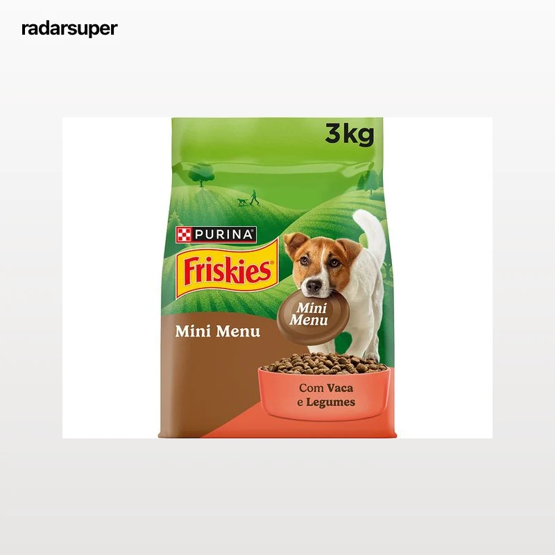 RAÇÃO PARA CÃO FRISKIES MINI MENU COM VACA 3KG