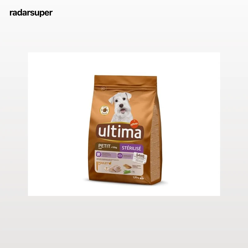 RAÇÃO CÃO MINI ULTIMA ESTERILIZADO 1.35KG