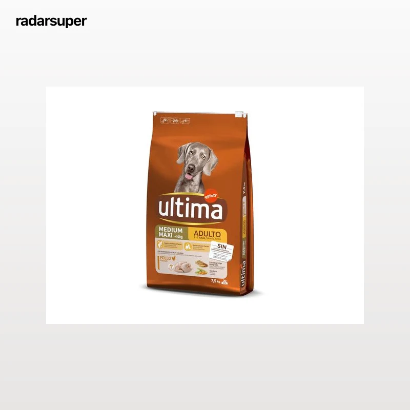 RAÇÃO PARA CÃO ULTIMA COM FRANGO E ARROZ 7.5KG
