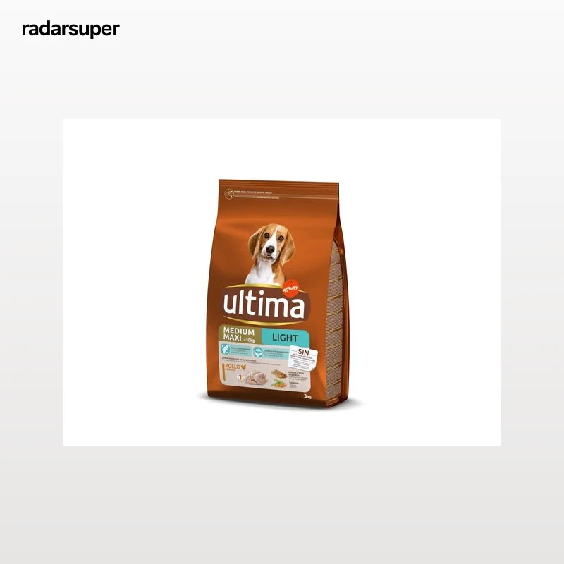 RAÇÃO PARA CÃO ULTIMA LIGHT COM FRANGO 3KG