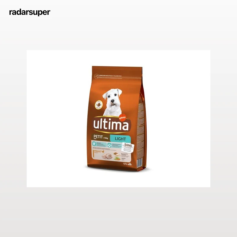 RAÇÃO PARA CÃO ULTIMA MINI LIGHT COM FRANGO 1.5KG