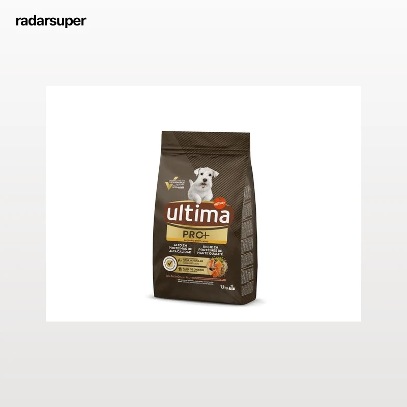 RAÇÃO CÃO ULTIMA PRO+ MINI SALMÃO 1.1KG