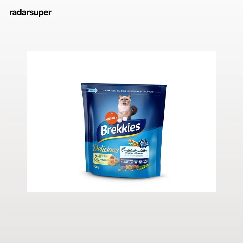 RAÇÃO GATO BREKKIES DELICIOUS PEIXE 900GR