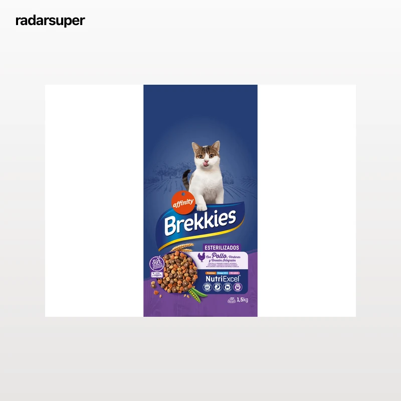 RAÇÃO PARA GATO BREKKIES ESTERILIZADO 1.5KG