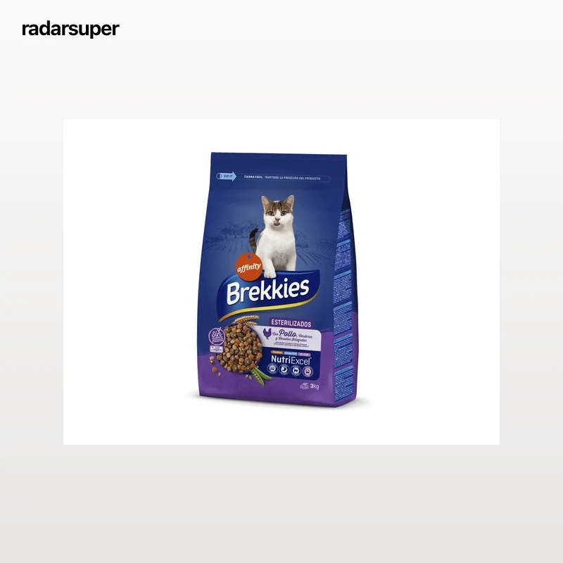 RAÇÃO PARA GATO BREKKIES ESTERILIZADO 3KG