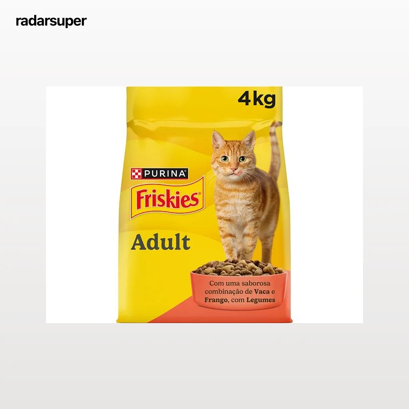 RAÇÃO PARA GATO FRISKIES COM VACA 4KG
