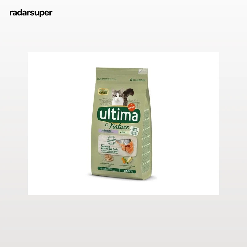RAÇÃO PARA GATO NATURE ULTIMA ESTERILIZADO COM SALMÃO 1.25KG