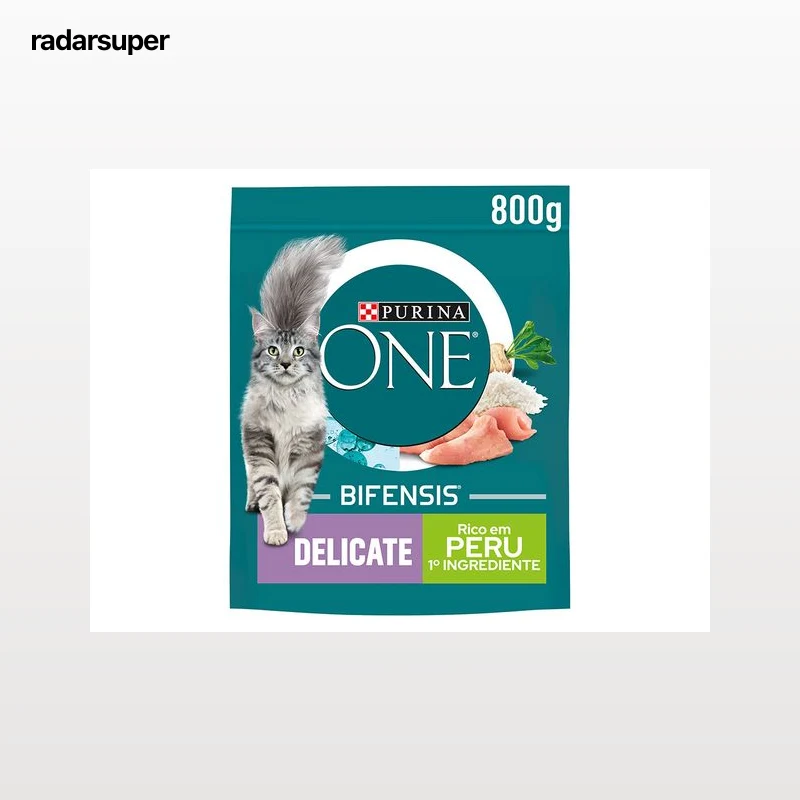 RAÇÃO PARA GATO PURINA ONE DELICATE COM PERU 800G