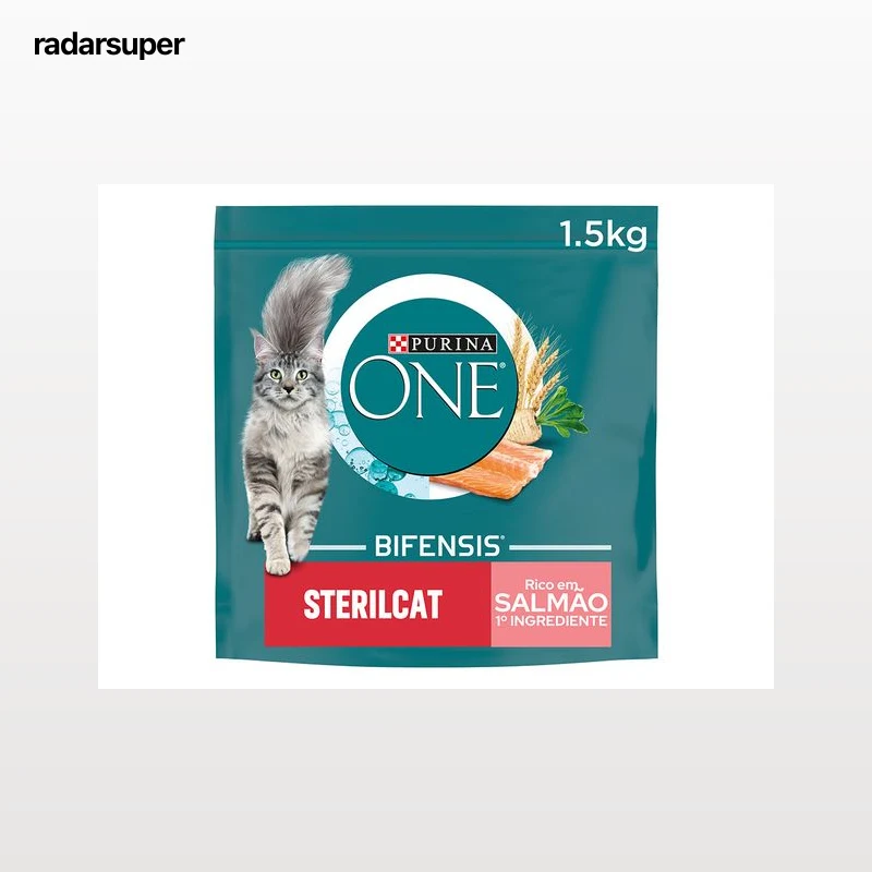 RAÇÃO PARA GATO PURINA ONE ESTERILIZADO COM SALMÃO 1.5KG