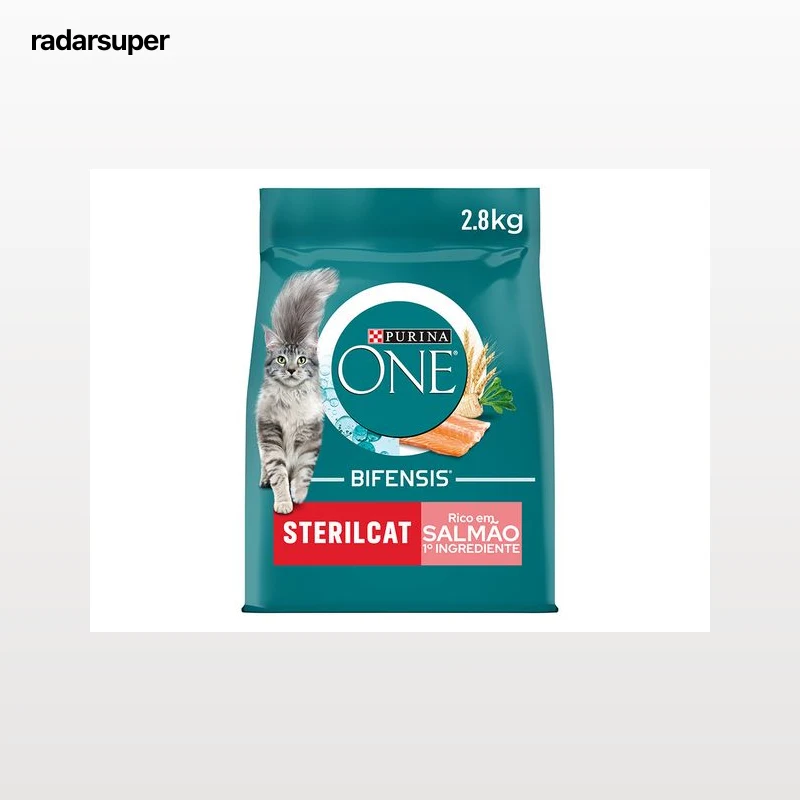 RAÇÃO PARA GATO PURINA ONE ESTERILIZADO COM SALMÃO 2.8KG